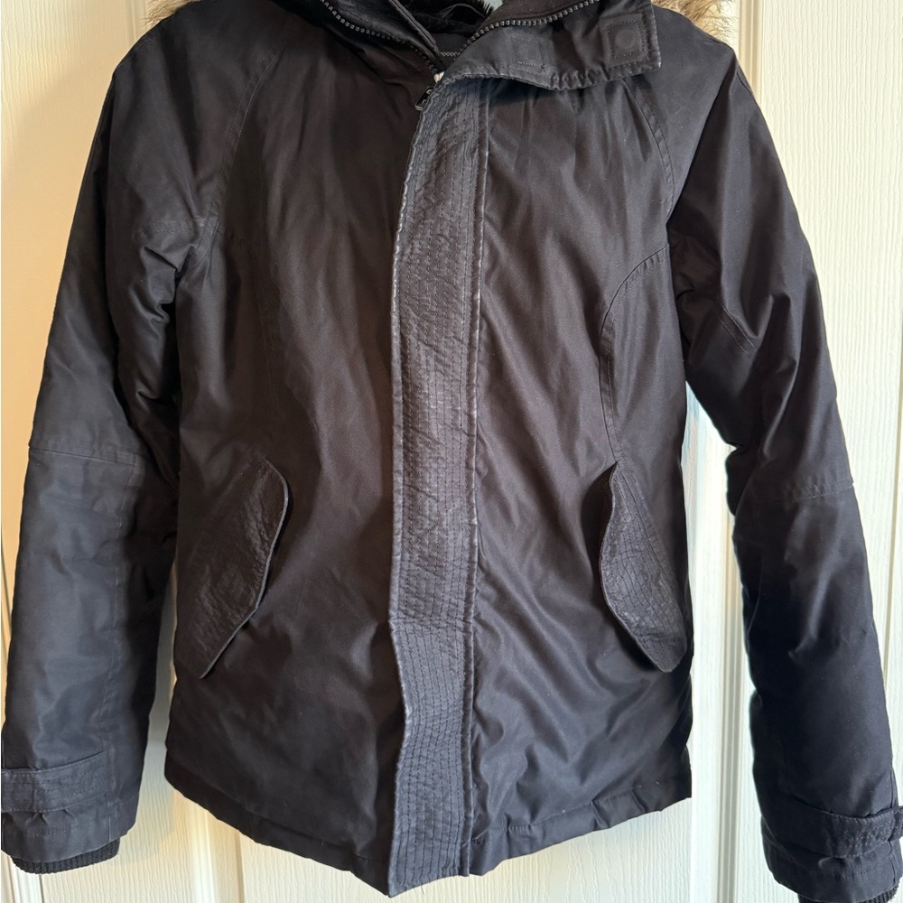 TNA Black Puffer Jacket Weather-Resistant